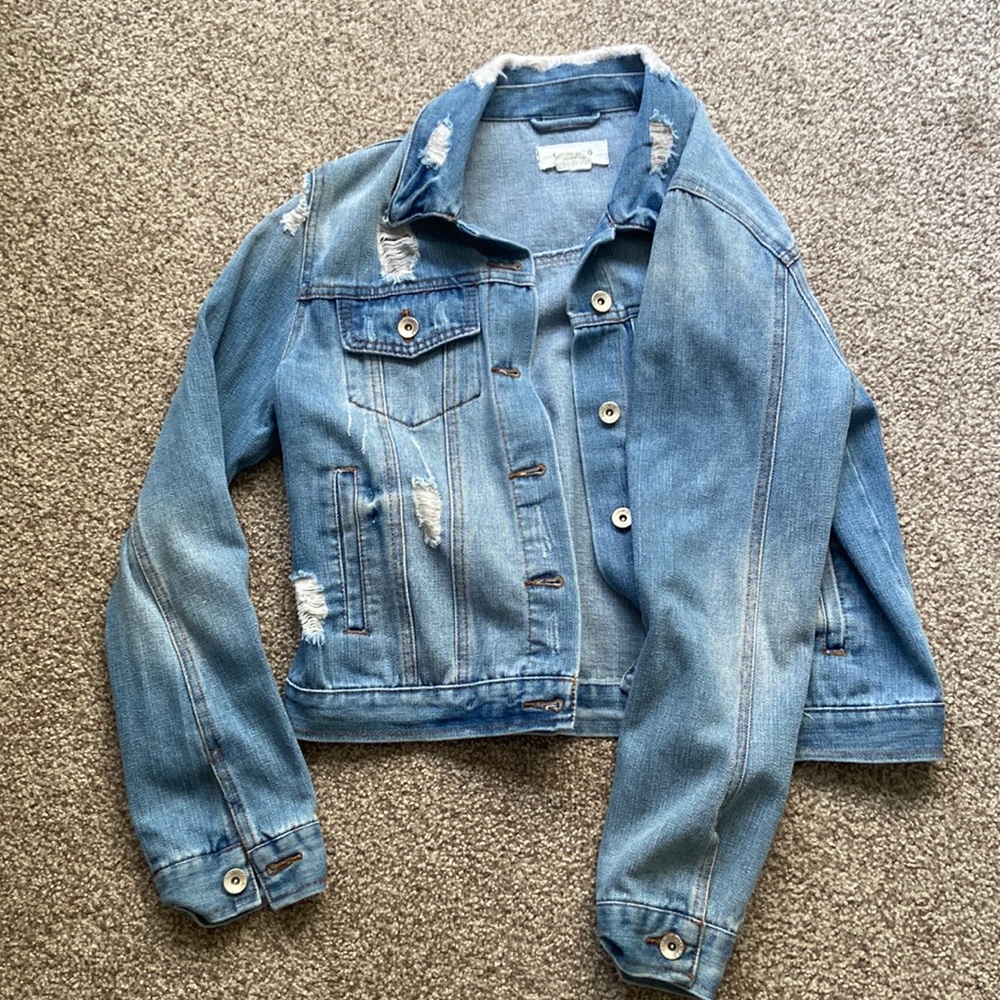 Ci Sono distressed denim jacket